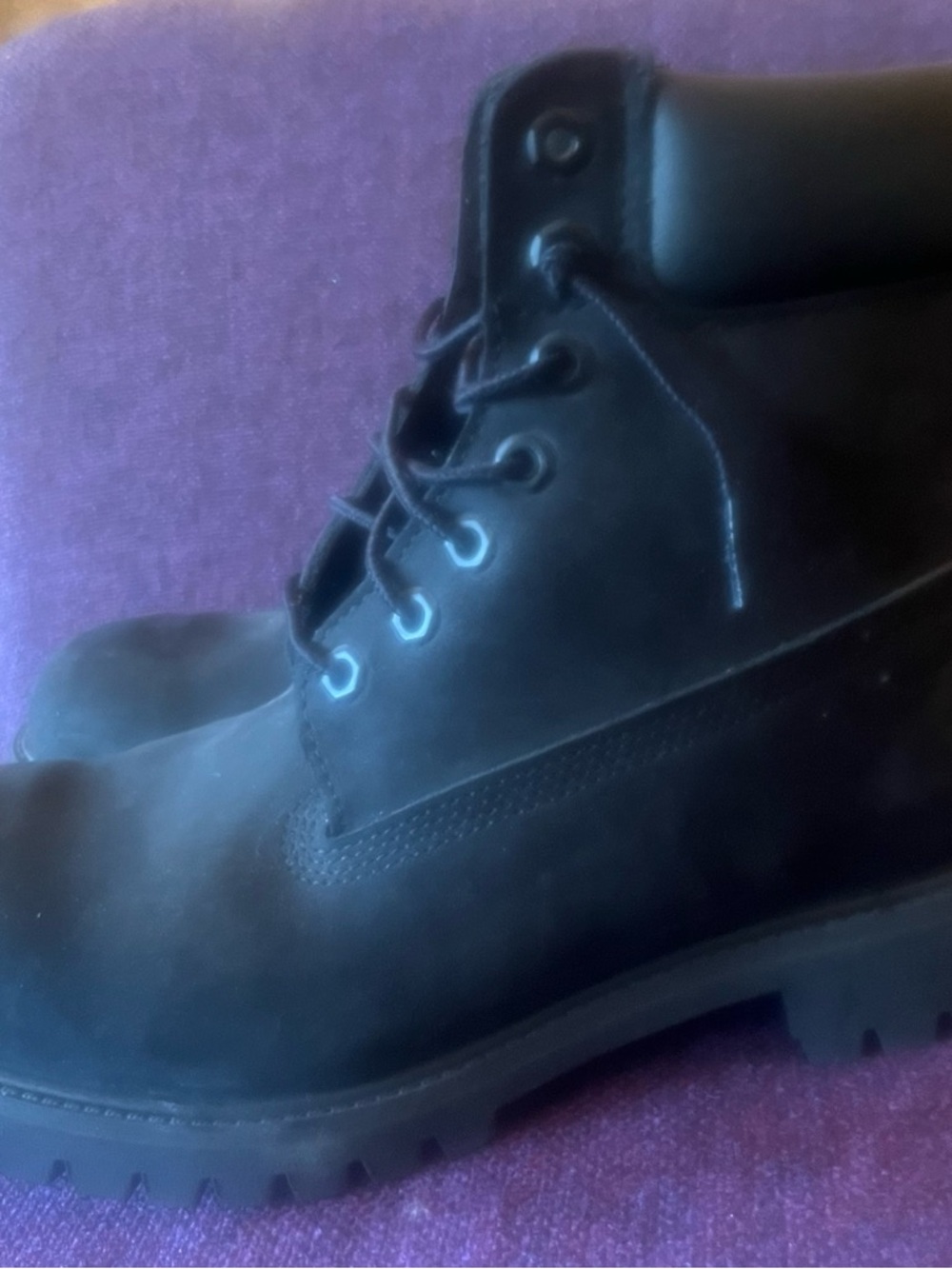 Timberland Men's Black Lace-Up Work Boots